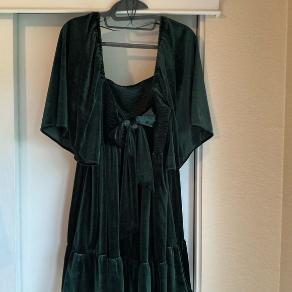 Chelsea & Violet Dark Green Mini Dress - Picture 2 of 2